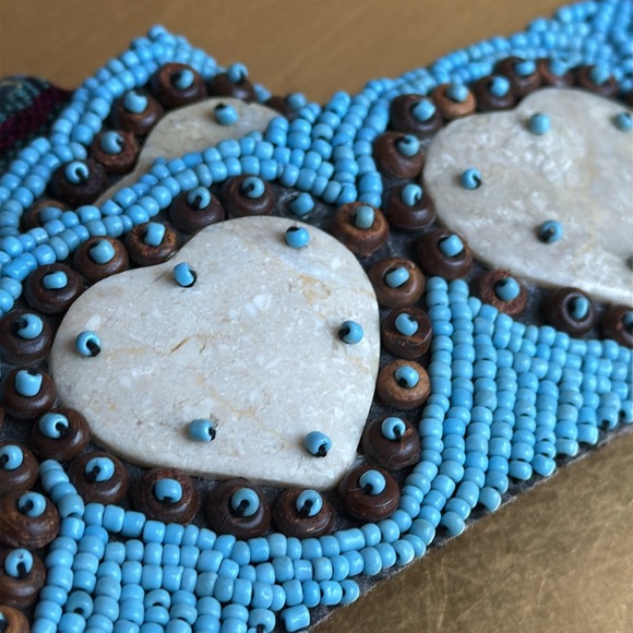 VNWOT! Genuine Stone and Hand Beaded 2.5” Belt main image 11